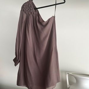 Mushroom silk Tibi dress